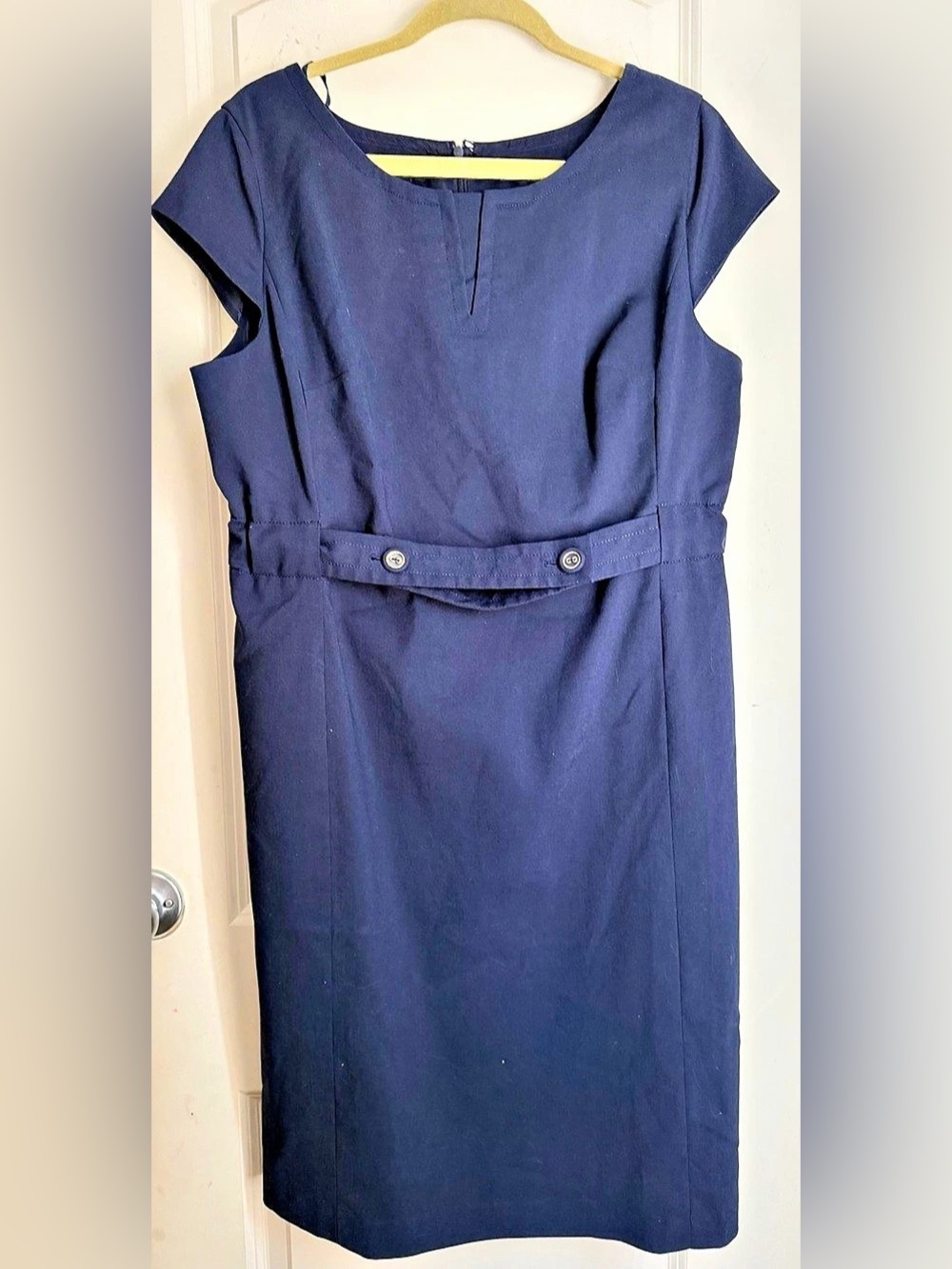 Talbots luxe knit sheat dress formal luxury party celebrate office elegant